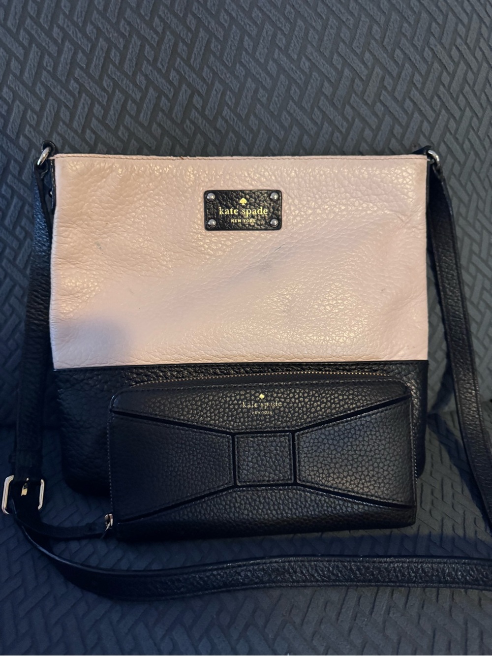 Kate Spade Two-Tone Crossbody Bag and Wallet